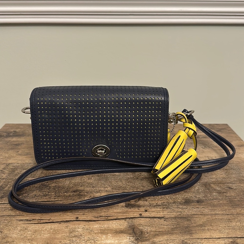 Coach Navy Crossbody